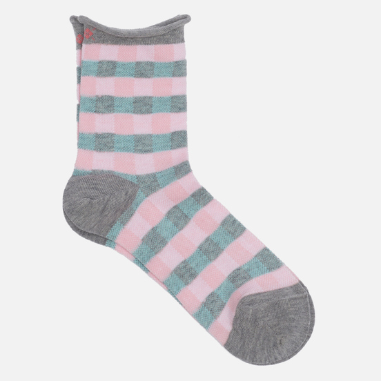 Носки Burlington Sporty Vichy Grey/Blue/Pink