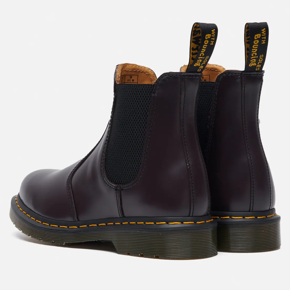 Dr. Martens Ботинки 2976 Yellow Stitch Smooth Leather Chelsea