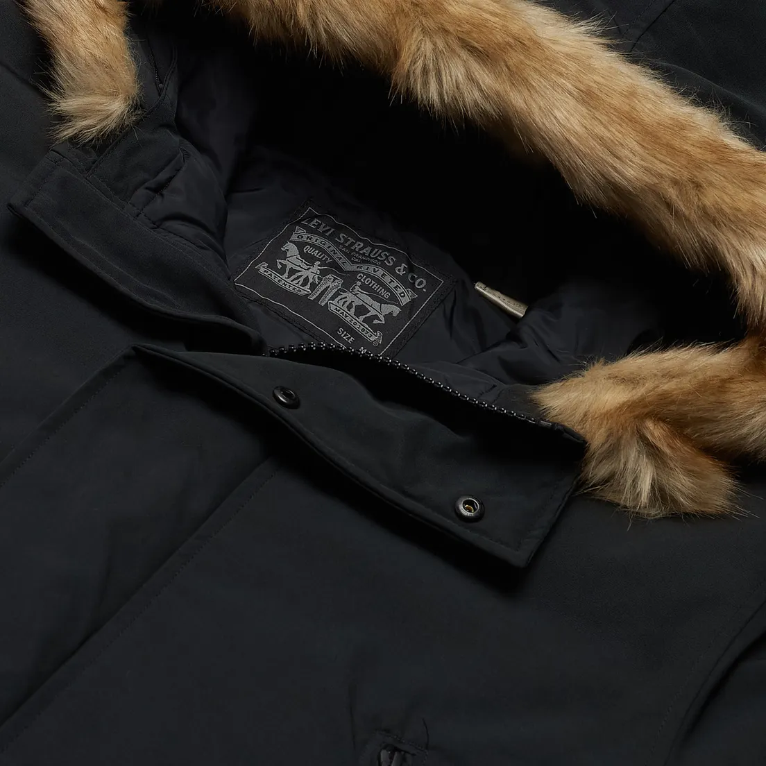 Levi's Мужская куртка парка Woodside Long Utlty