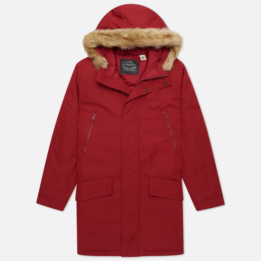 Levi's Мужская куртка парка Woodside Long Utlty