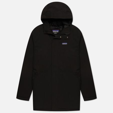 Мужская куртка парка Patagonia Lone Mountain, цвет чёрный, размер S