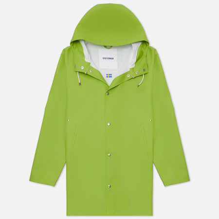 Мужская куртка дождевик Stutterheim Stockholm, цвет зелёный, размер S