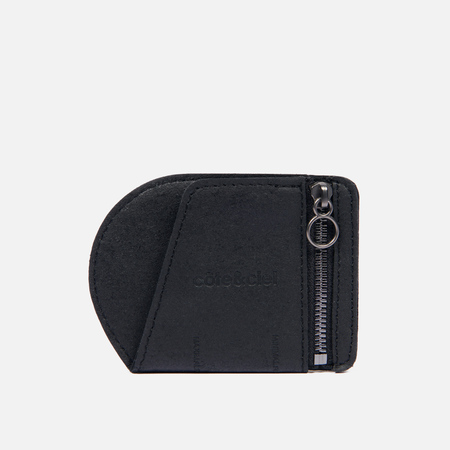 фото Кошелек cote&ciel zippered coin purse recycled leather, цвет чёрный cote et ciel