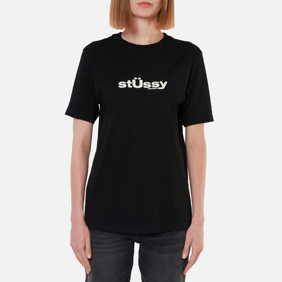 Женская футболка Stussy Big U Black