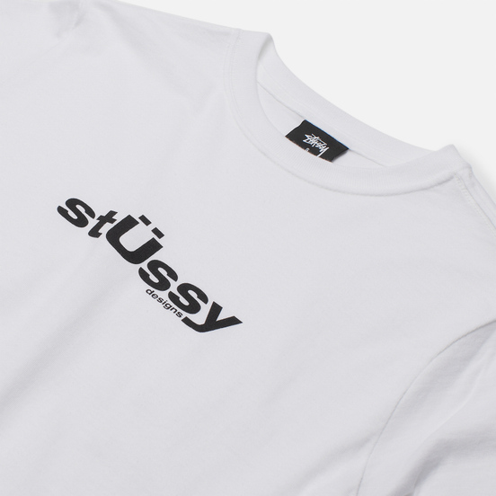 Женская футболка Stussy Big U White