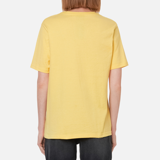 Женская футболка Stussy Big U Yellow