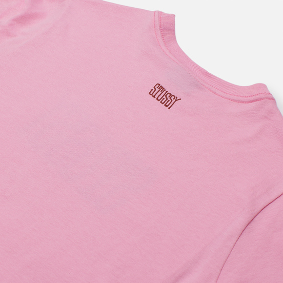Женская футболка Stussy OG Stussy Pink
