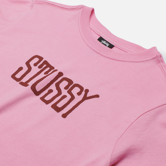 Женская футболка Stussy OG Stussy Pink