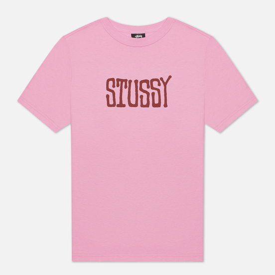 Женская футболка Stussy OG Stussy Pink