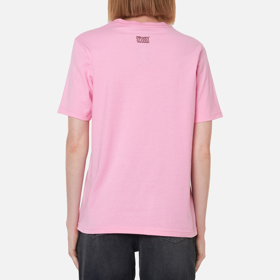 Женская футболка Stussy OG Stussy Pink