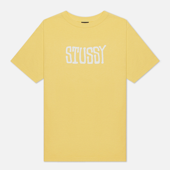 Женская футболка Stussy OG Stussy Yellow