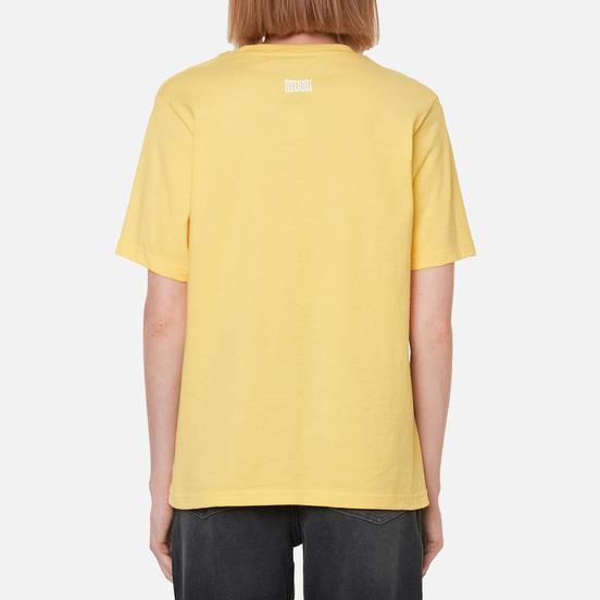 Женская футболка Stussy OG Stussy Yellow