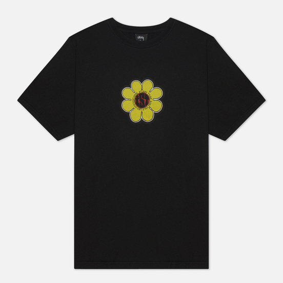 Женская футболка Stussy Ist Daisy Pigment Dyed Black