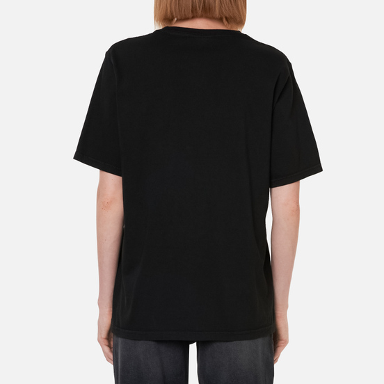 Женская футболка Stussy Ist Daisy Pigment Dyed Black