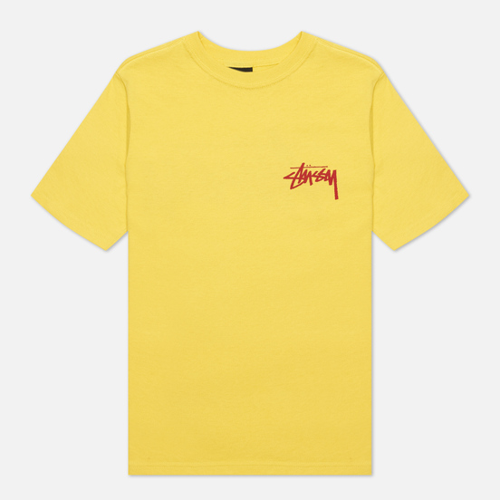 Женская футболка Stussy Classic Stock Lemon