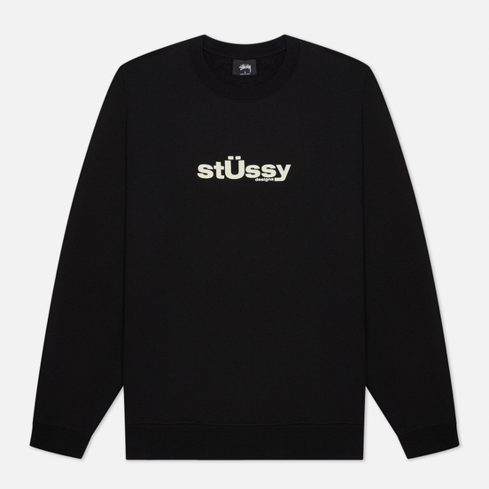Женская толстовка Stussy Big U Crew Black