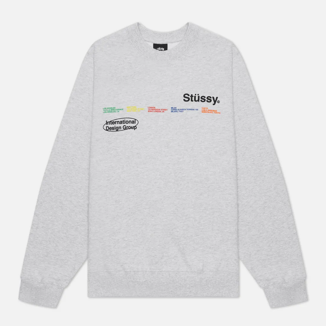 Stussy Женская толстовка City Banners Crew