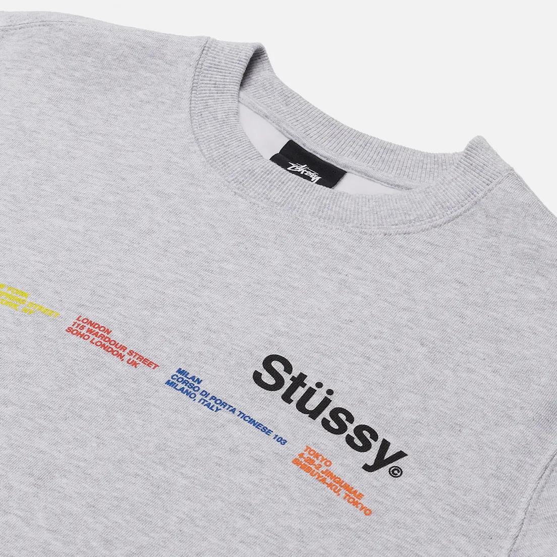 Stussy Женская толстовка City Banners Crew
