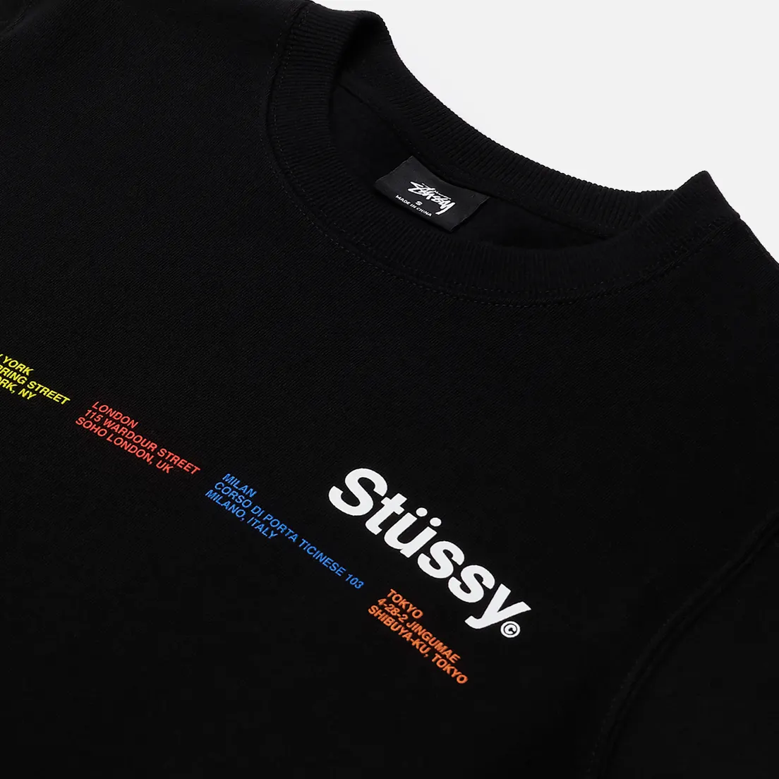 Stussy Женская толстовка City Banners Crew