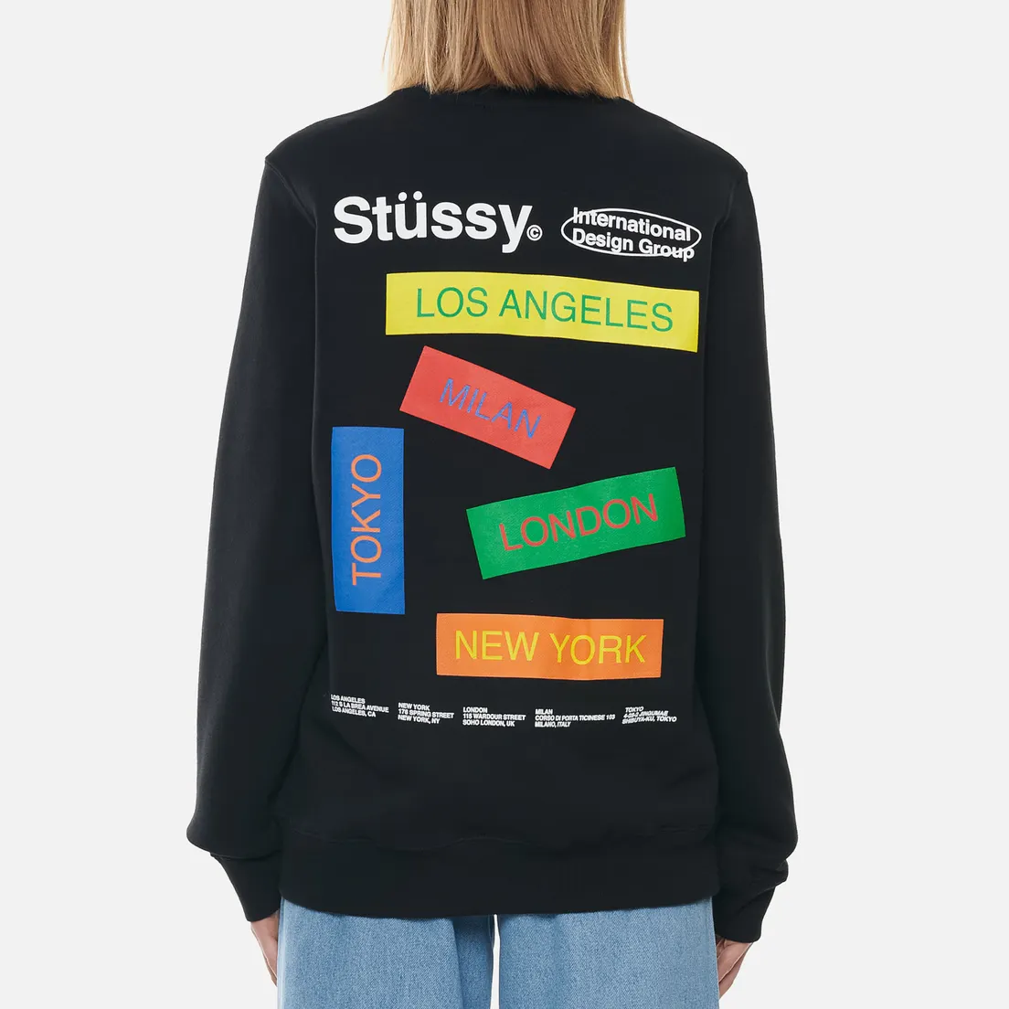 Stussy Женская толстовка City Banners Crew