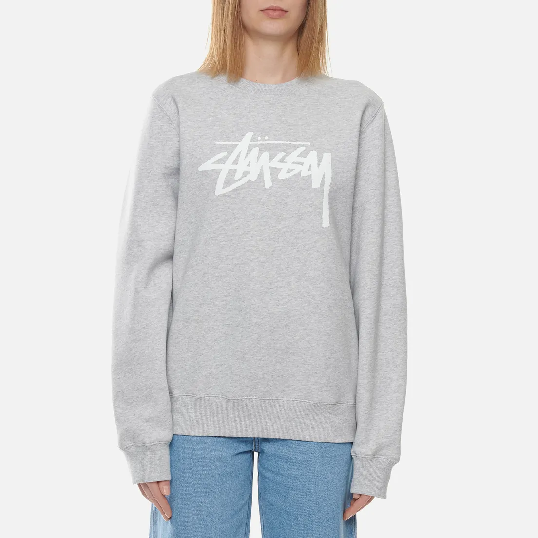 Stussy Женская толстовка Stock Logo Crew