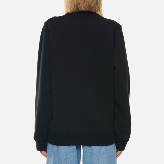 Женская толстовка Stussy Stock Logo Crew Black