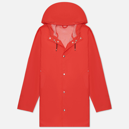 Мужская куртка дождевик Stutterheim Stockholm Lightweight, цвет красный, размер XXL