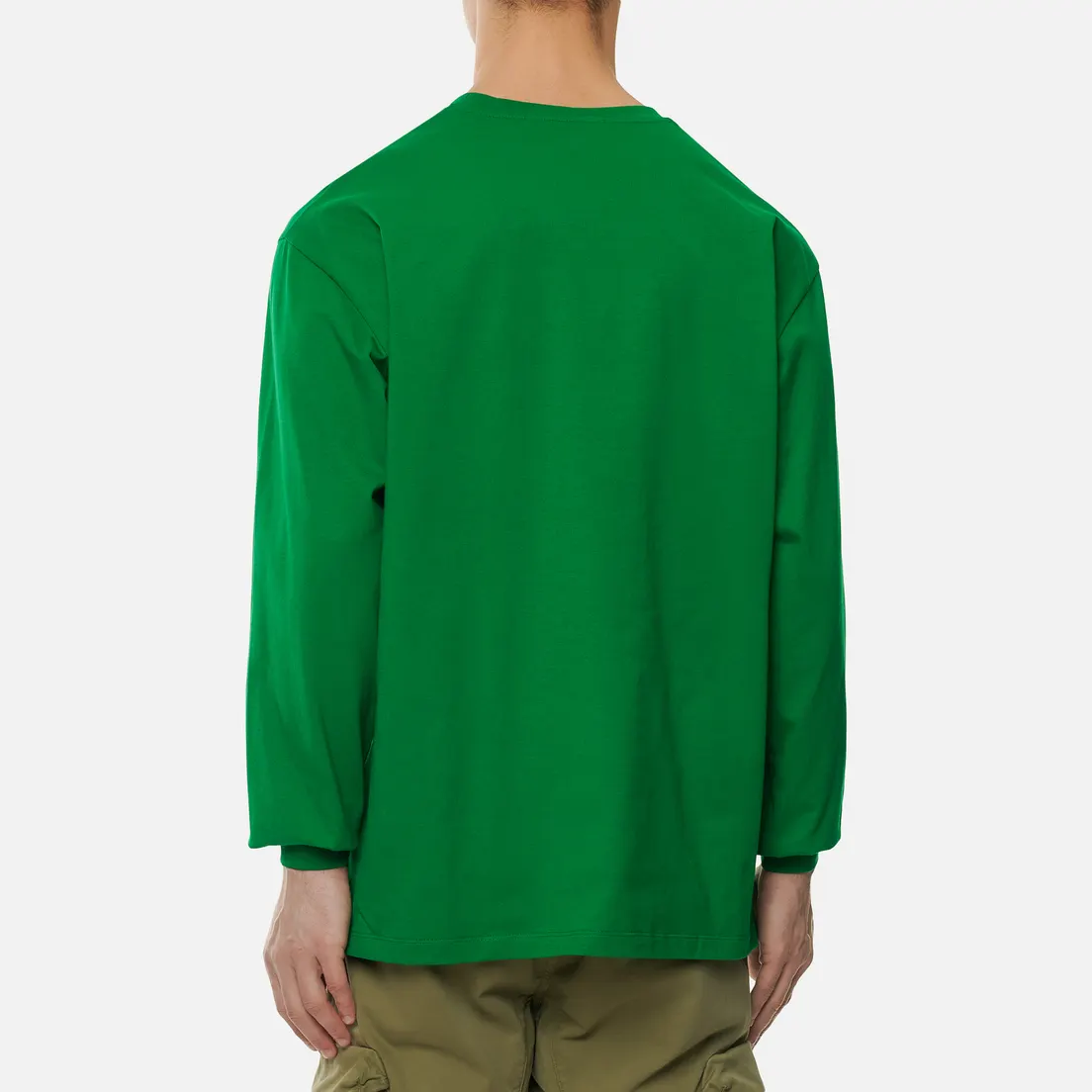 MSGM Мужской лонгслив Micro Logo Crew Neck