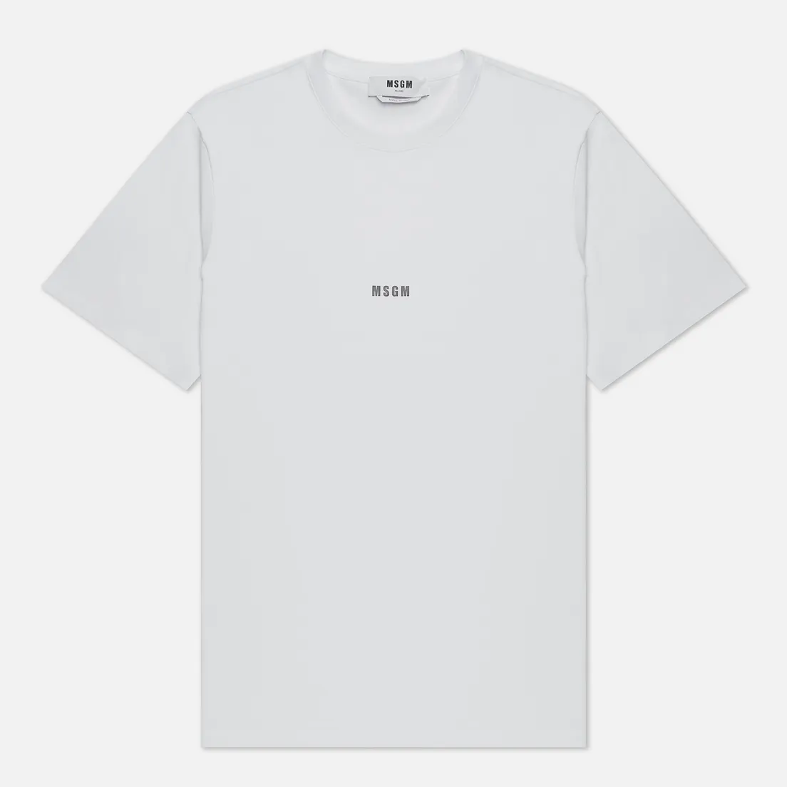 MSGM Мужская футболка Micro Logo Crew Neck