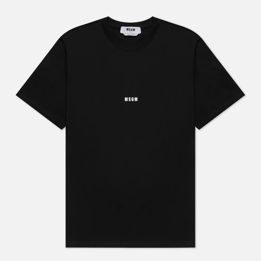 MSGM Мужская футболка Micro Logo Crew Neck