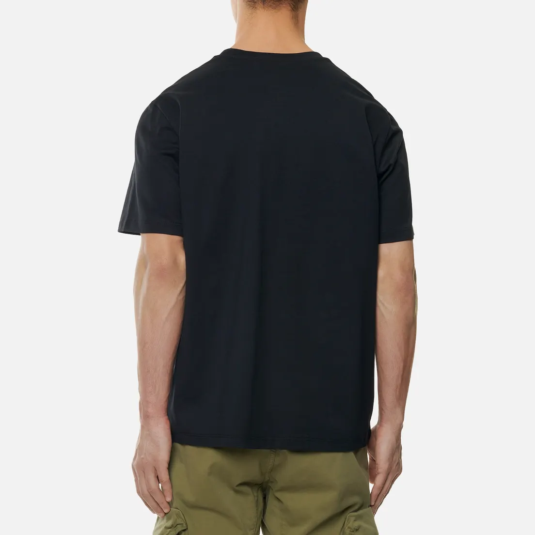 MSGM Мужская футболка Micro Logo Crew Neck
