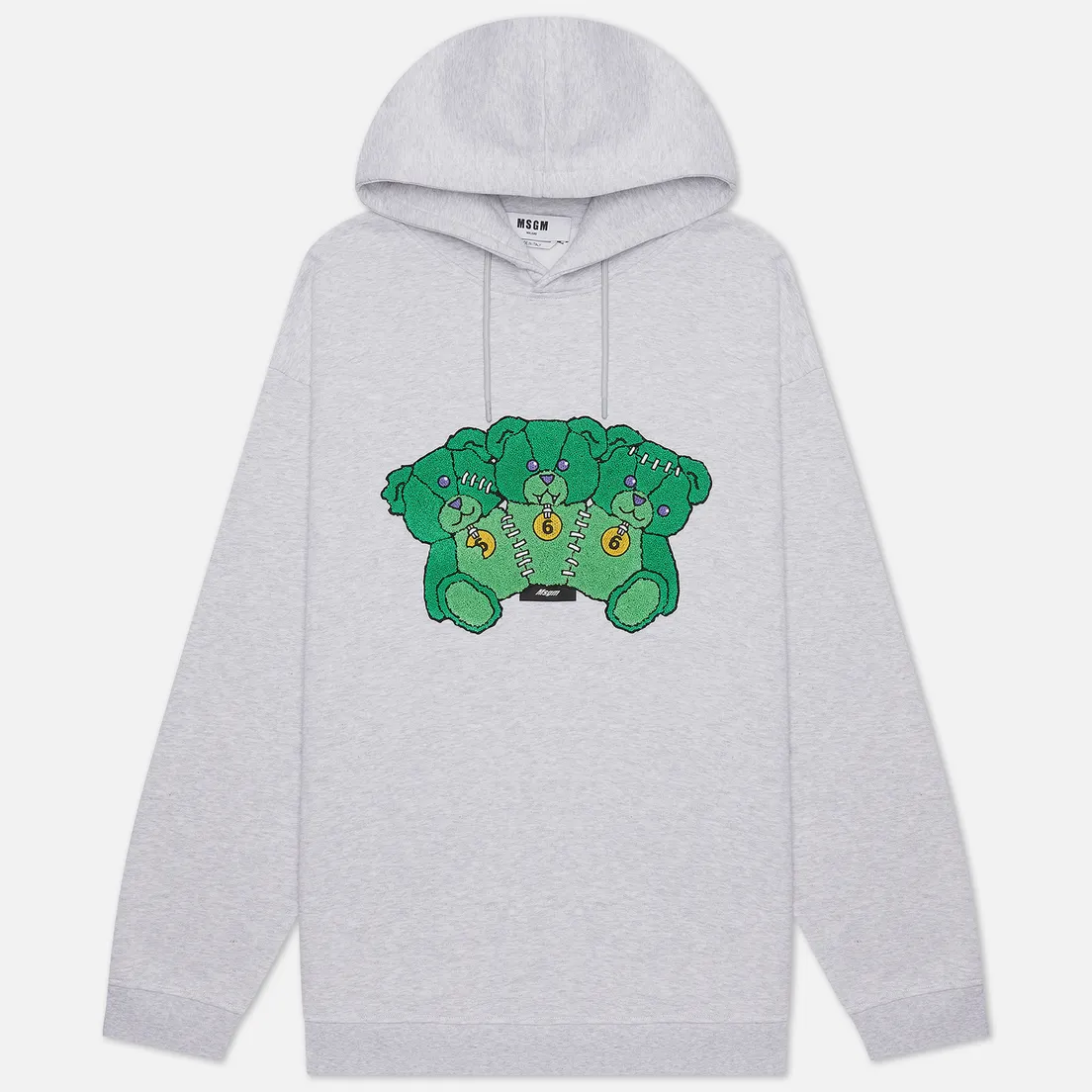 MSGM Мужская толстовка Patch Hooded