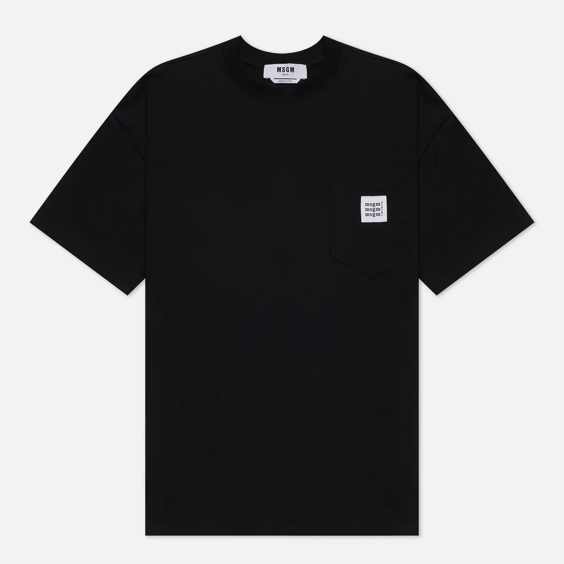 MSGM Мужская футболка Label Pocket