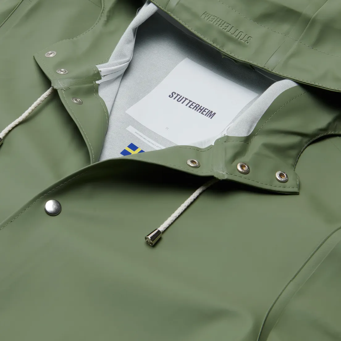 Stutterheim Мужская куртка дождевик Stockholm Long Print