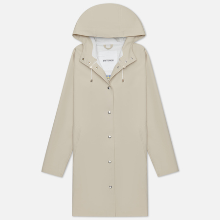 Женская куртка дождевик Stutterheim Mosebacke, цвет бежевый, размер M