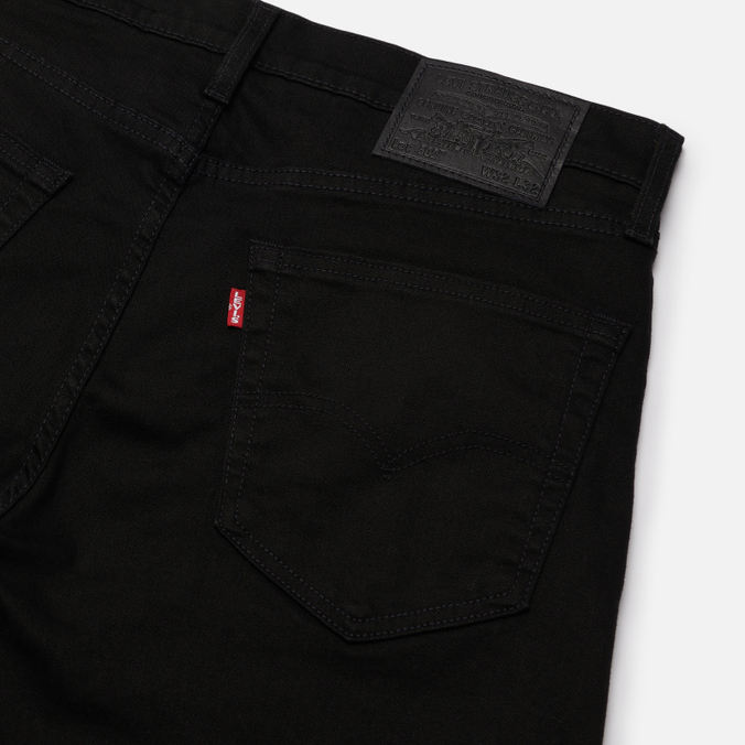 Мужские джинсы Levi's, цвет чёрный, размер 36/32 29507-0031 502 Regular Taper - фото 3