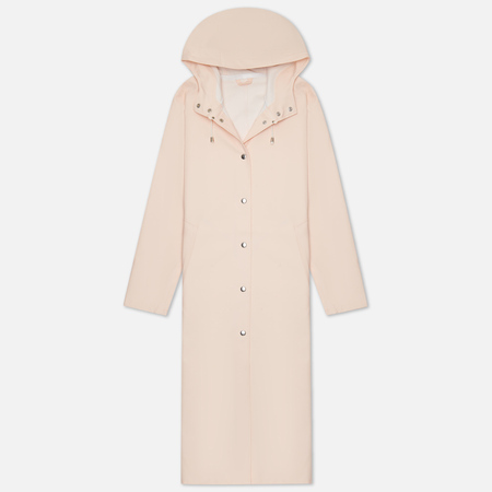 Женская куртка дождевик Stutterheim Mosebacke Long, цвет розовый, размер S