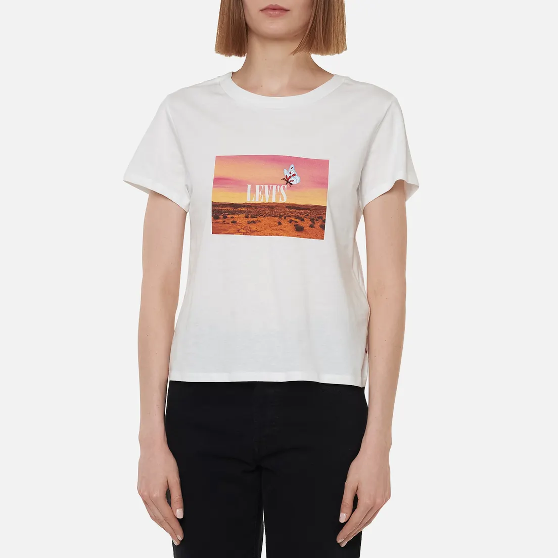 Levi's Женская футболка Orange Tab
