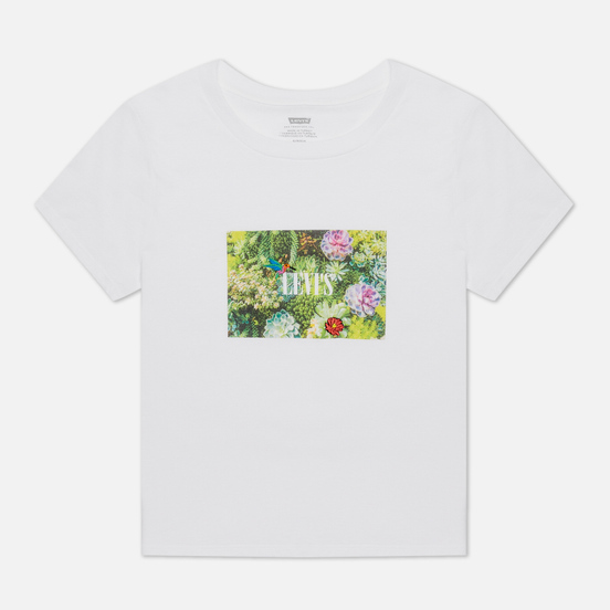Женская футболка Levi's Graphic Surf Fun Photo Hummingbird White