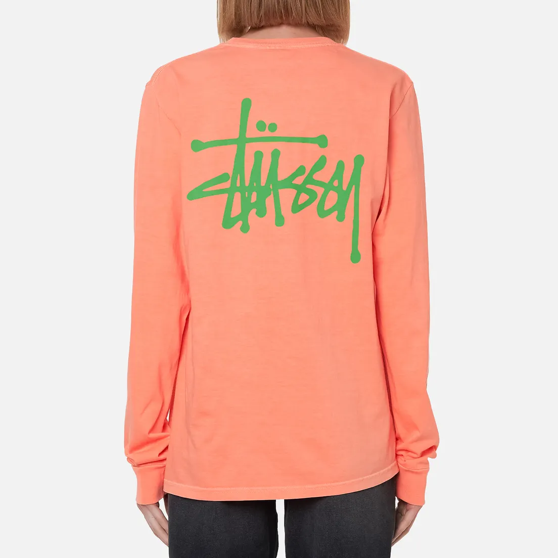 Stussy Женский лонгслив Basic Stussy Pigment Dyed