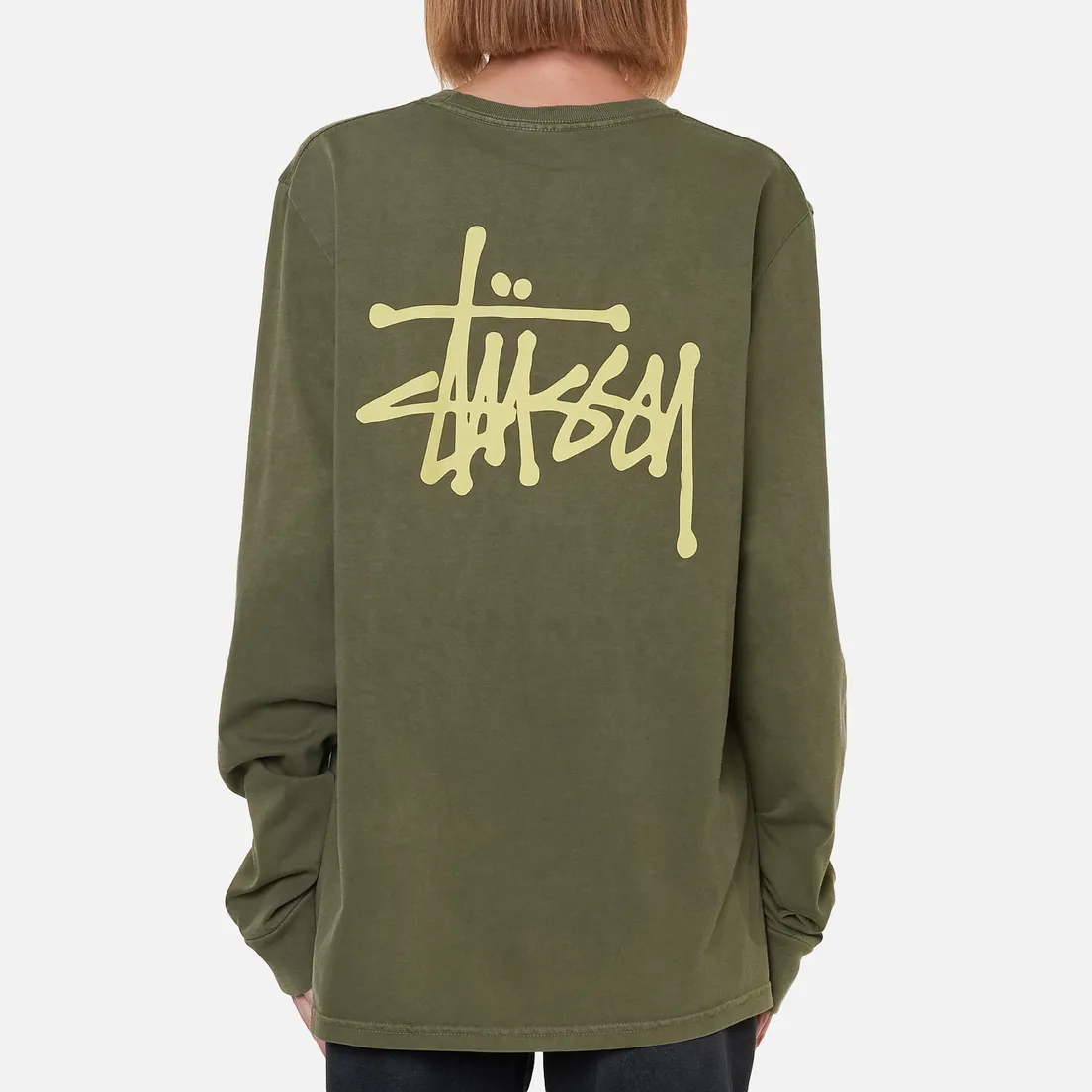 Stussy Женский лонгслив Basic Stussy Pigment Dyed