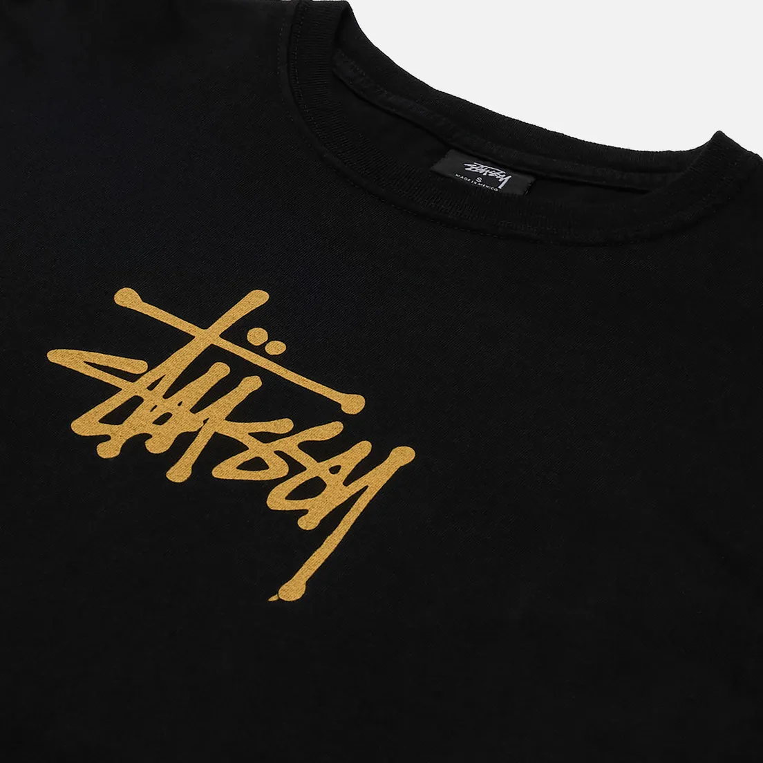 Stussy Женский лонгслив Basic Stussy Logo Pigment Dyed