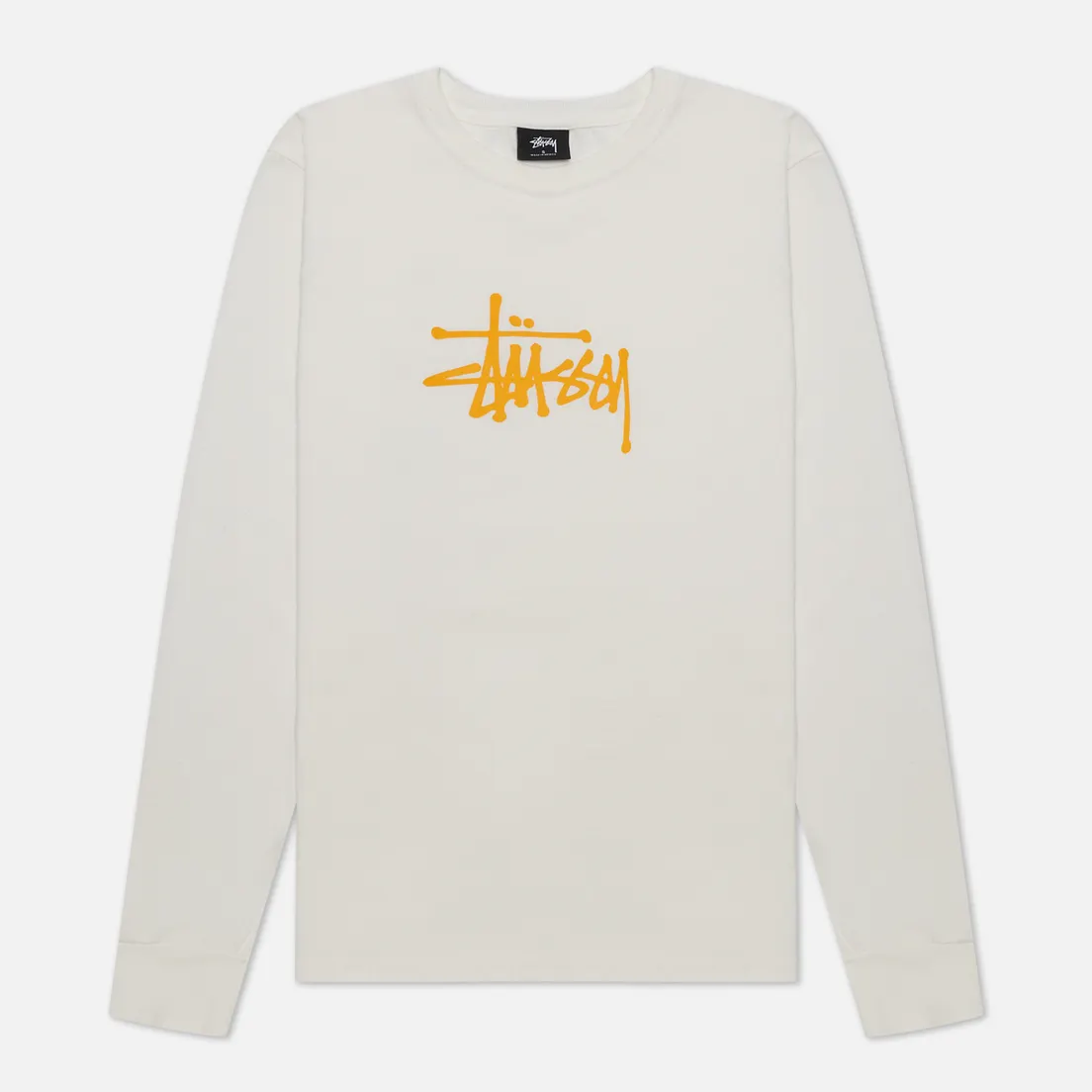 Stussy Женский лонгслив Basic Stussy Logo Pigment Dyed