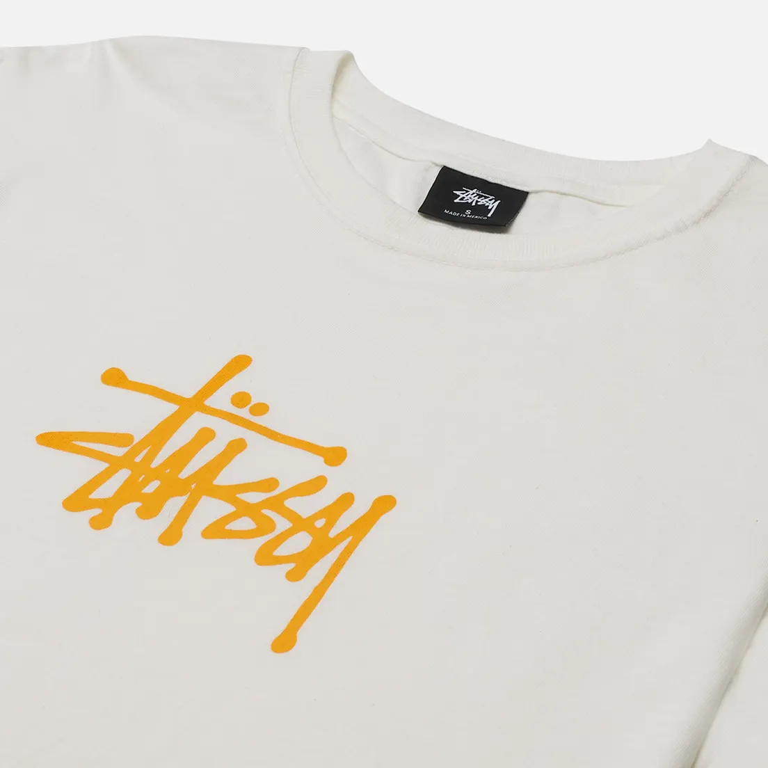 Stussy Женский лонгслив Basic Stussy Logo Pigment Dyed