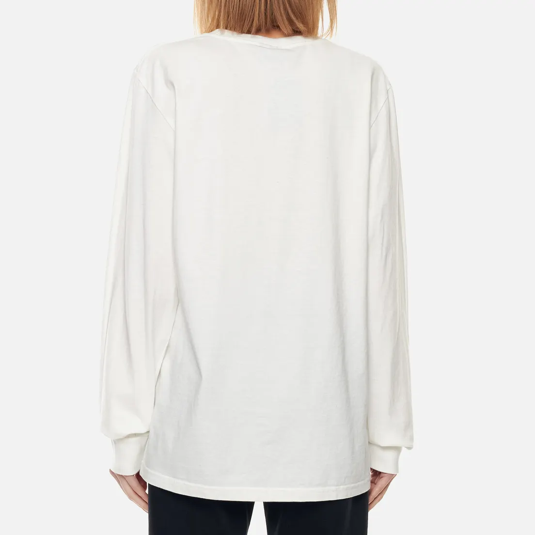 Stussy Женский лонгслив Basic Stussy Logo Pigment Dyed