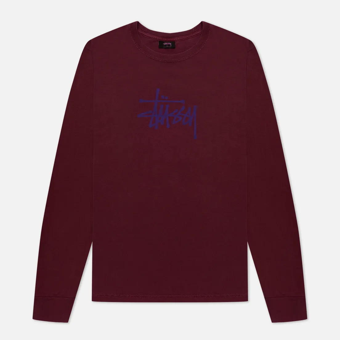 Stussy Женский лонгслив Basic Stussy Logo Pigment Dyed