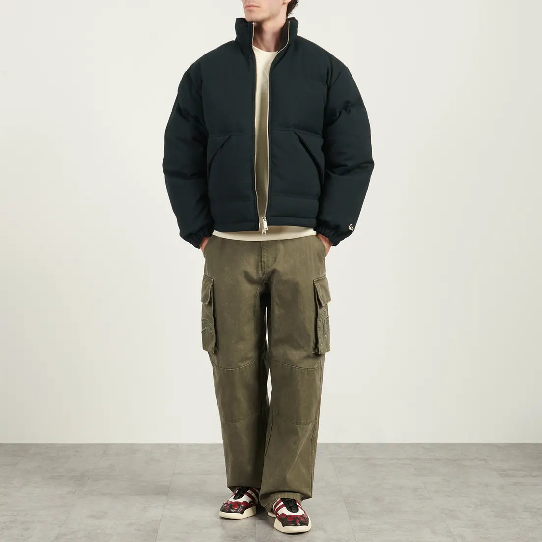 Evisu Мужской пуховик Techweed Cropped Down