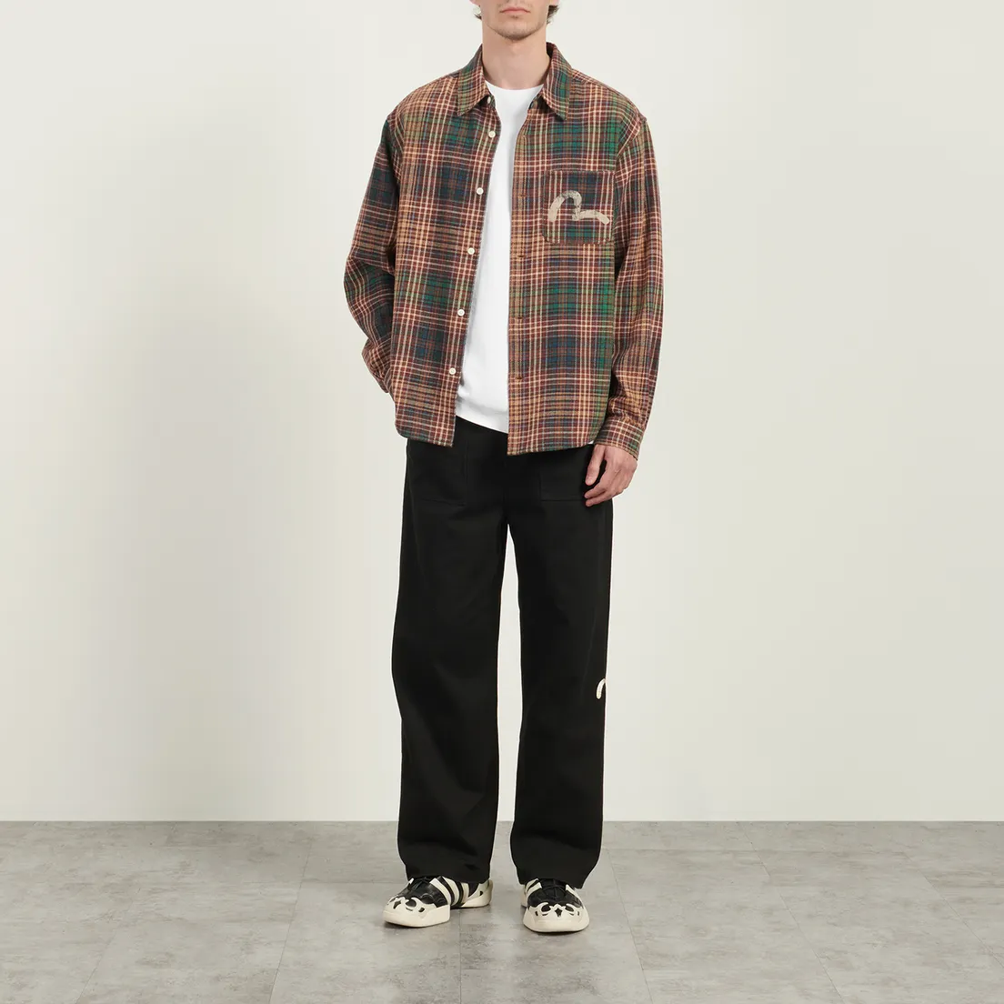 Evisu Мужские брюки Seagull Embroidery Regular Fit Chinos