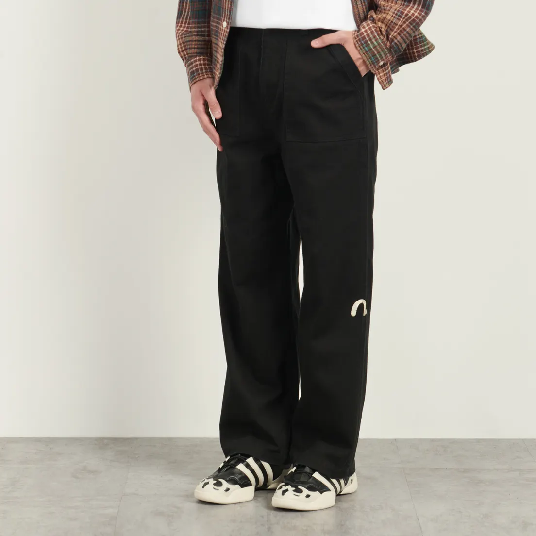 Evisu Мужские брюки Seagull Embroidery Regular Fit Chinos