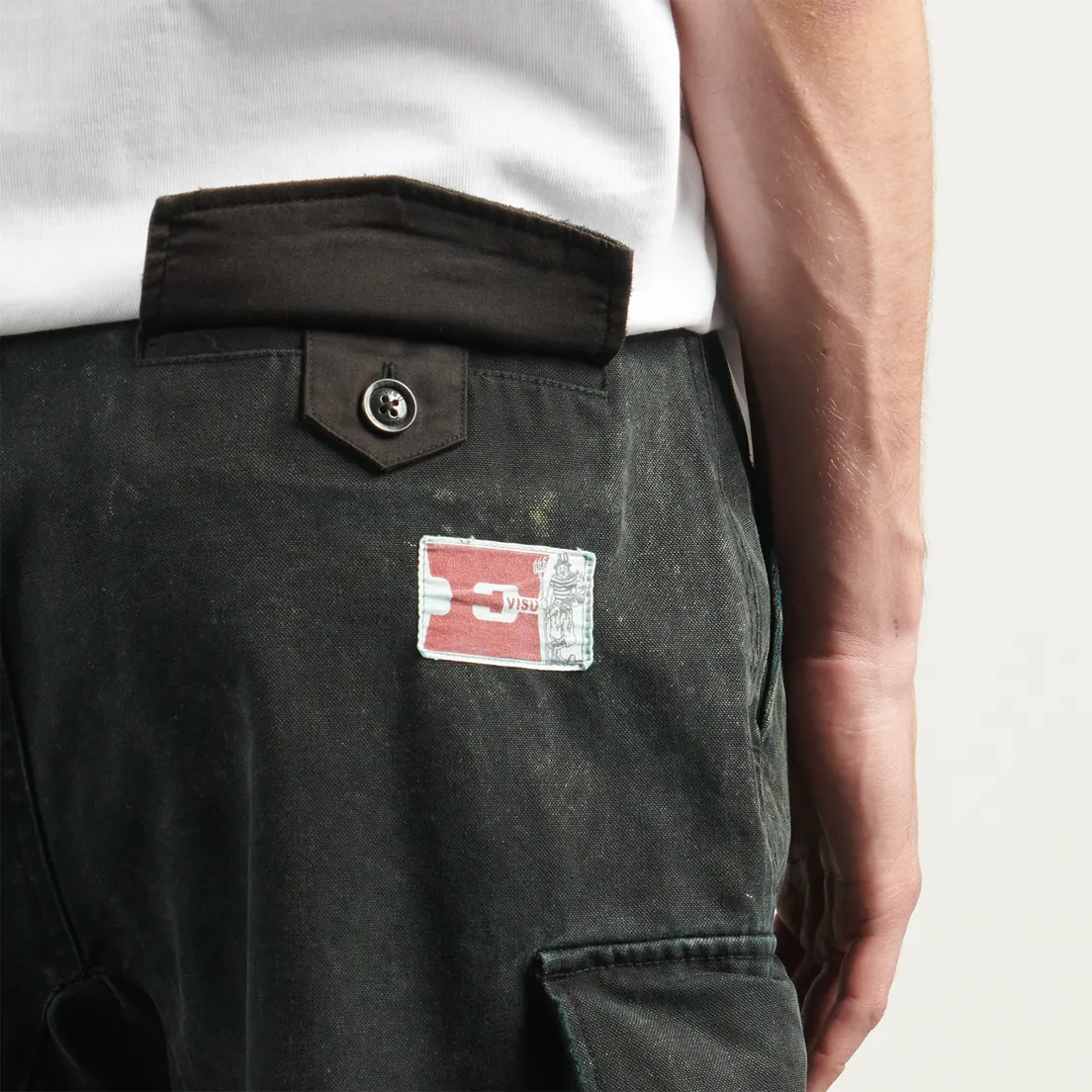 Evisu Мужские брюки Washed Cargo Loose